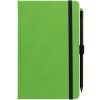 G-Notes notebook no. 1 green, pencil with eraser in the colour of the notebook, 160 pages