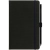 G-Notes notebook no. 1 black, pencil with eraser in the colour of the notebook, 160 pages