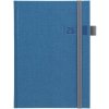 GRASPO diary Tweed A5 daily 2026 blue, 336 pages