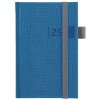GRASPO diary Tweed pocket weekly 2025 blue, 128 pages
