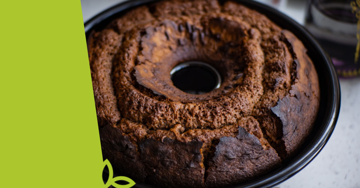 Kakaová bábovka vegan, bez lepku a bez cukru!