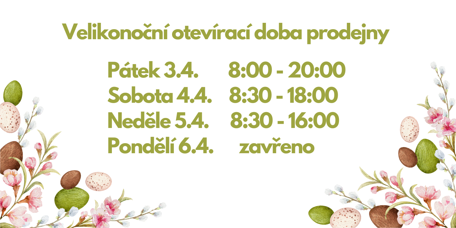 Velikonoční otevírací doba