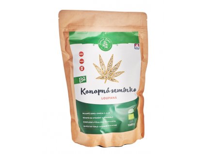 21168 bio konopne seminko loupane zelena zeme 1kg