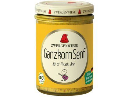 BIO celozrnná hořčice 160 ml Zwergenwiese