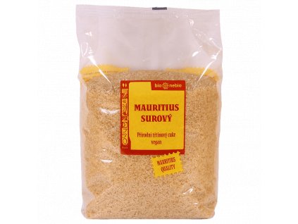 24489 bio prirodni trtinovy cukr mauritius surovy 1kg bionebio