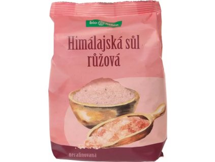 Himalájská sůl růžová jemná 500g, Bionebio