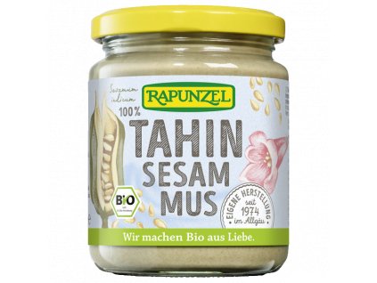 Bio tahini 100% sezamová pasta 250g, Rapunzel