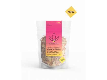 23070 bio kokosove chipsy mandlovy protein 40g sense coco