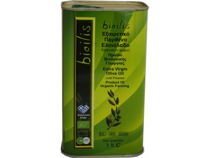 Bio olivový olej extra panenský 1L, Bioilis