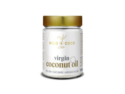BIO Panenský RAW kokosový olej 300 ml Wild & Coco