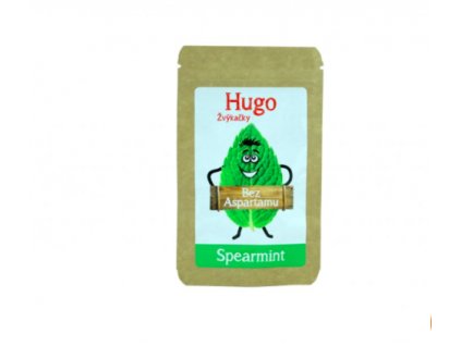 26136 zvykacky hugo bez aspartamu spearmint 45g