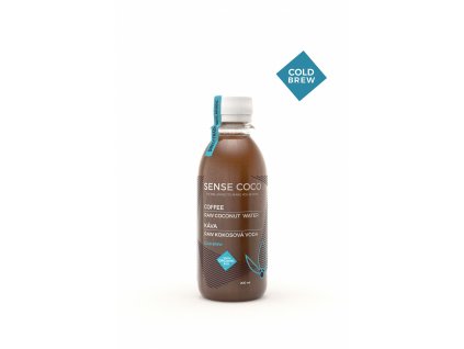 21363 bio raw kokosova voda s kavou 200ml sense coco