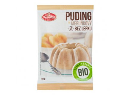Bio bezlepkový pudink meruňkový 40g, Amylon