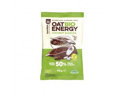 Bio Oat Energy Coconut & Cocoa 65g, Bombus