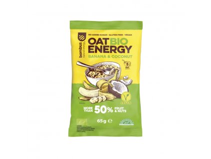 Bio Oat Energy Banana & Coconut 65g, Bombus