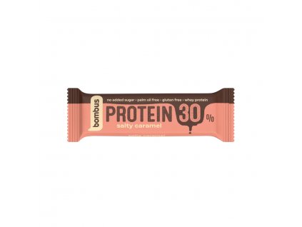 Protein 30% Salty Caramel 50g, Bombus