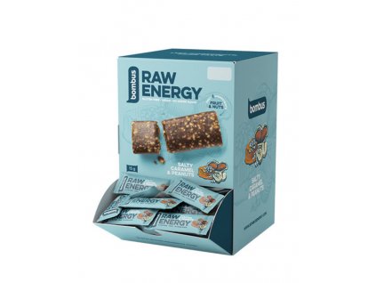 Raw Energy Minis Salty Caramel & Peanuts 15g, Bombus