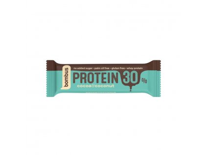 Protein 30% Cocoa & Coconut 50g, Bombus