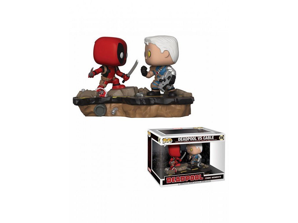 Marvel Deadpool Vs Cable POP Movie Moments Bobble 2-Pack