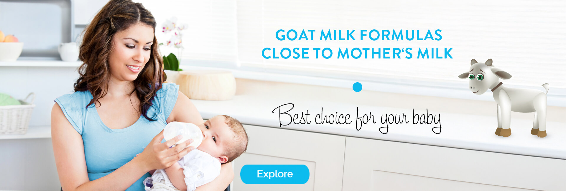 GOAT MILK FORMULAS CLOSE TO MOTHER´S MILK
