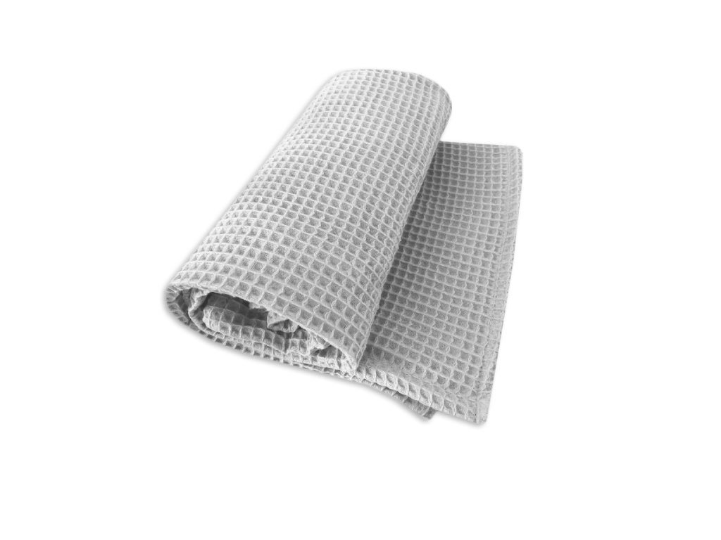 Deka VAFLE 100x75cm SVĚTLE ŠEDÁ