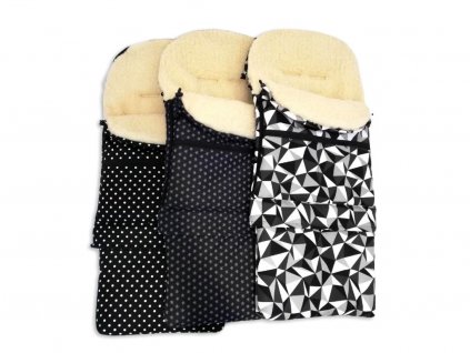 Fusak PRODLOUŽENÝ 3v1 s beránkem-velký výběr barev