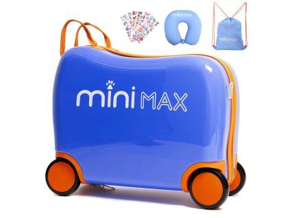 kufr detsky aerolite ride on blue