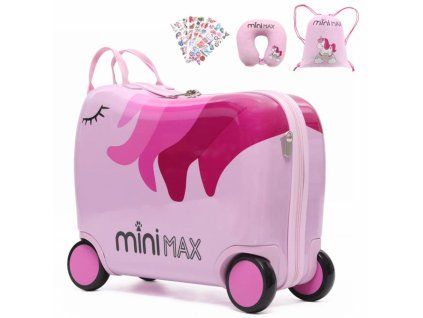 kufr detsky aerolite ride on unicorn