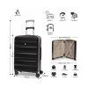 kufr aerolite t 635 3 m black detail 2