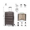 kufr aerolite t 635 3 l charcoal detail 2