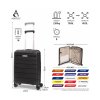 kufr aerolite t 155 3 s black detail 3