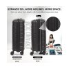 kufr aerolite t 155 3 s black detail 2