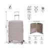 kufr aerolite t 155 3 m cream detail 2
