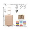 kufr aerolite t 641 1 s beige detail 3