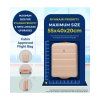 kufr aerolite t 641 1 s beige detail 4