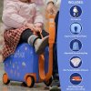 kufr detsky aerolite ride on blue detail 17