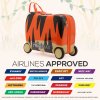kufr detsky aerolite ride on tiger detail 9