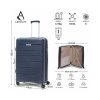 kufr aerolite t 155 3 l navy detail 2