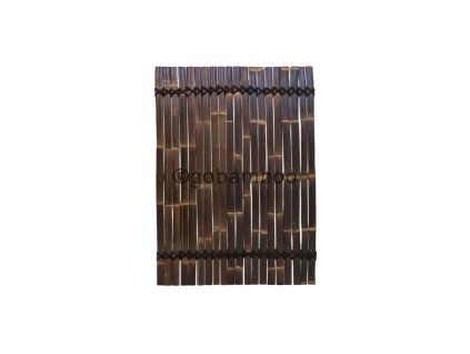 panel z bambusovych lamiel tmavohnedej farby 90 x 150