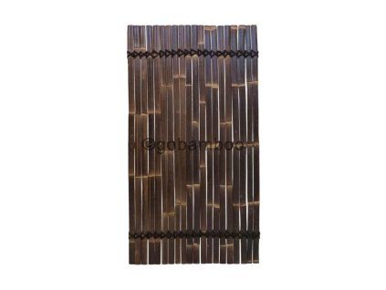 panel z bambusovych lamiel tmavohnedej farby 90 x 180