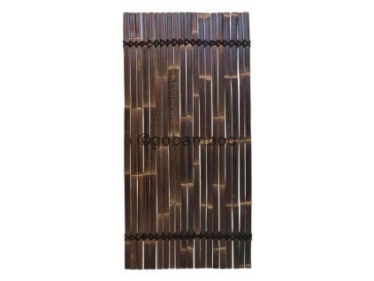 panel z bambusovych lamiel tmavohnedej farby 90 x 200