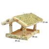 krmidlo pre vtaky z brezoveho dreva 23 cm