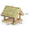 krmidlo pre vtaky z brezoveho dreva 24 cm 3