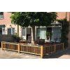 plot pre kvetinove zahony tmavohnedej farby s 200 x v 45 cm 2