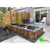 plot pre kvetinove zahony tmavohnedej farby s 200 x v 45 cm 3