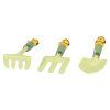 kinder gartengerate set 3 teilig abs stahl schaufel rechen und gabel 2
