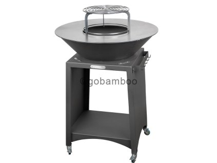 gril fiesta provedeni antracit ocel prumer 75 cm s ohnistem