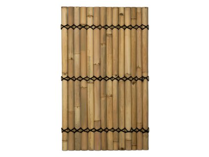 Panel z půlkruhových bambusových tyčí přírodní barvy 90x150 cm