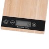 Elektronická bambusová kuchynská váha