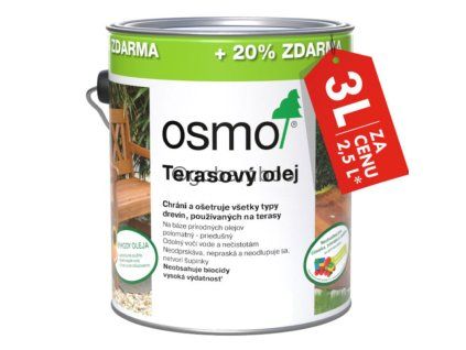 009 Terasový olej Červený smrek 2,5L+